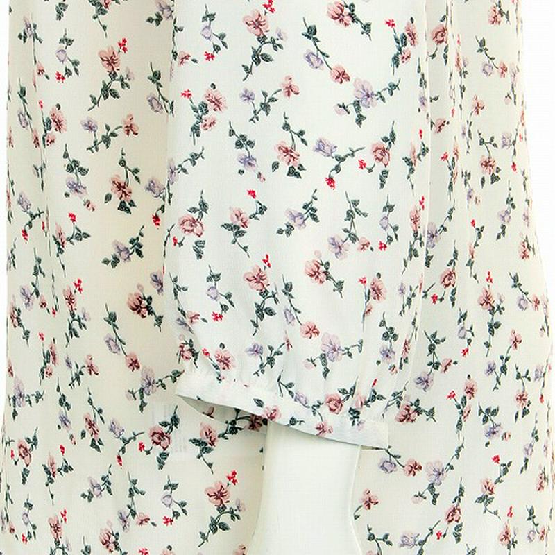 【５０％ＯＦＦ】ジョーゼット花柄ブラウス【ＬＬ～５Ｌ】