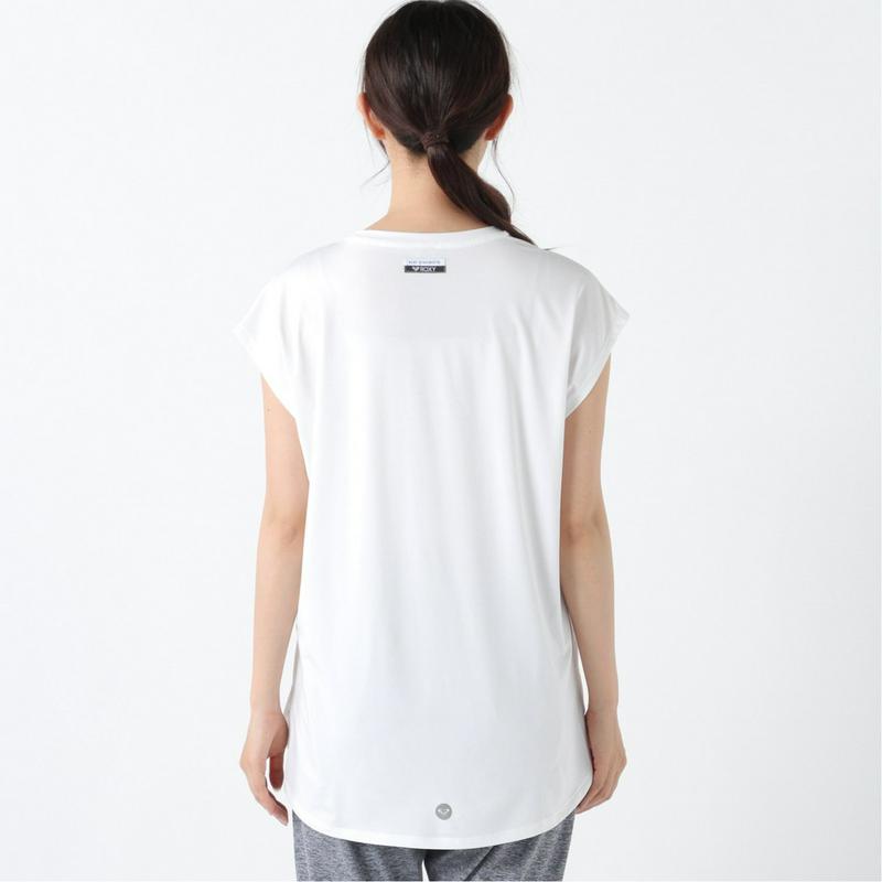 【水陸両用】イーリーキシモトコラボ　ＵＶカット半袖プリントＴシャツ（ロキシー/ROXY）