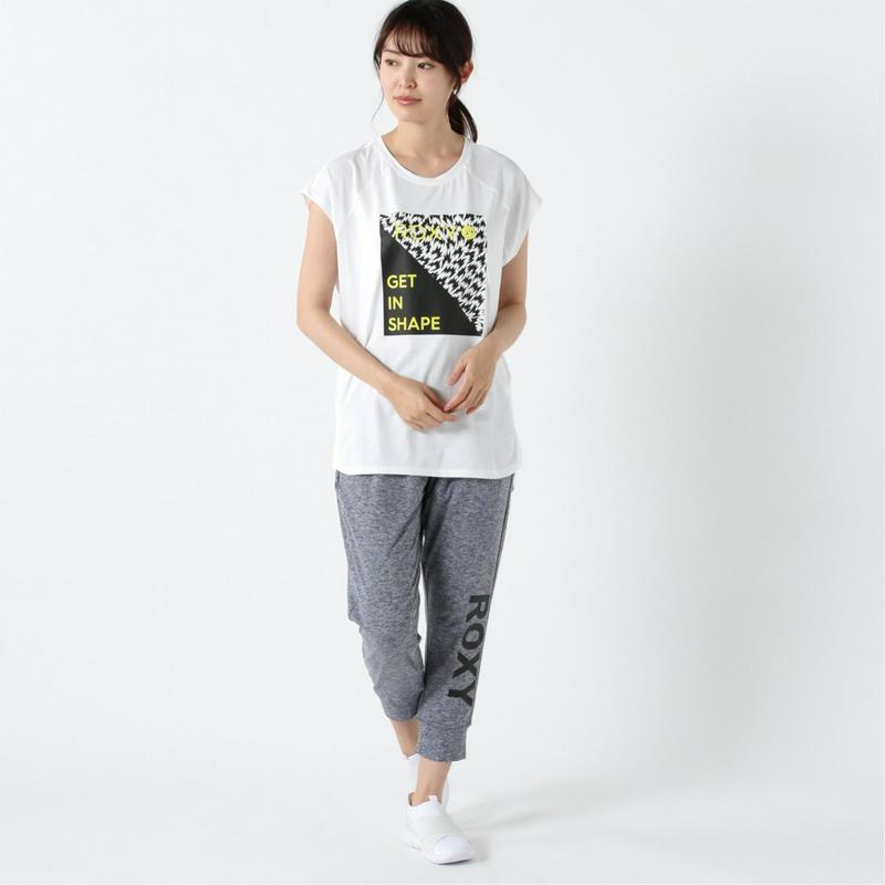 【水陸両用】イーリーキシモトコラボ　ＵＶカット半袖プリントＴシャツ（ロキシー/ROXY）
