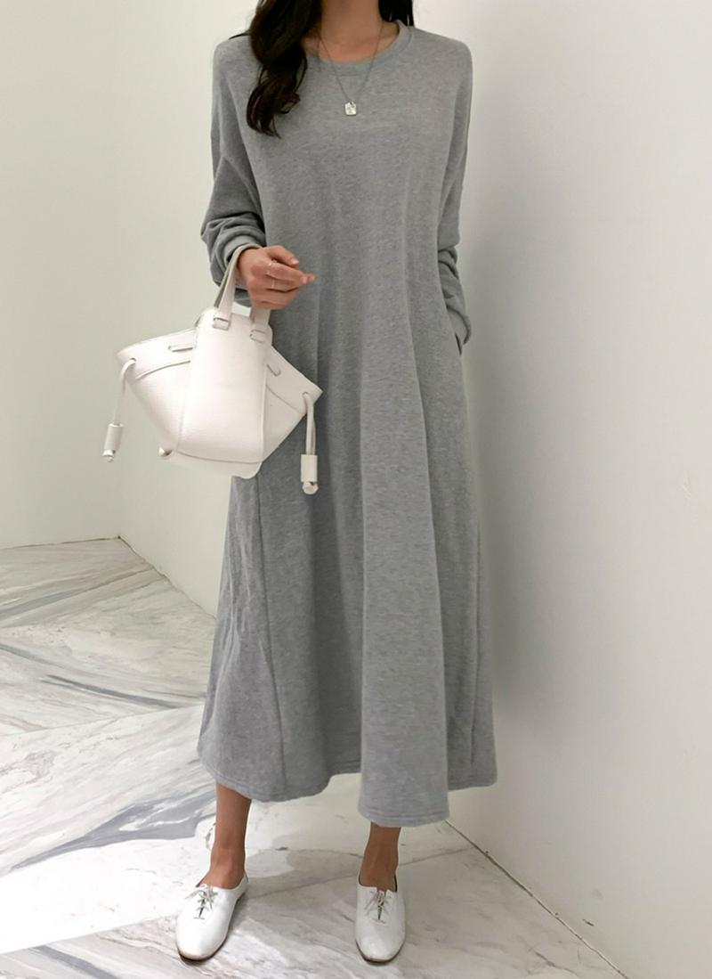 フレアラインロングワンピース