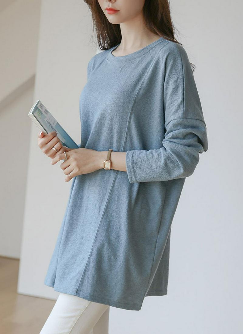 スラブ長袖Tシャツ