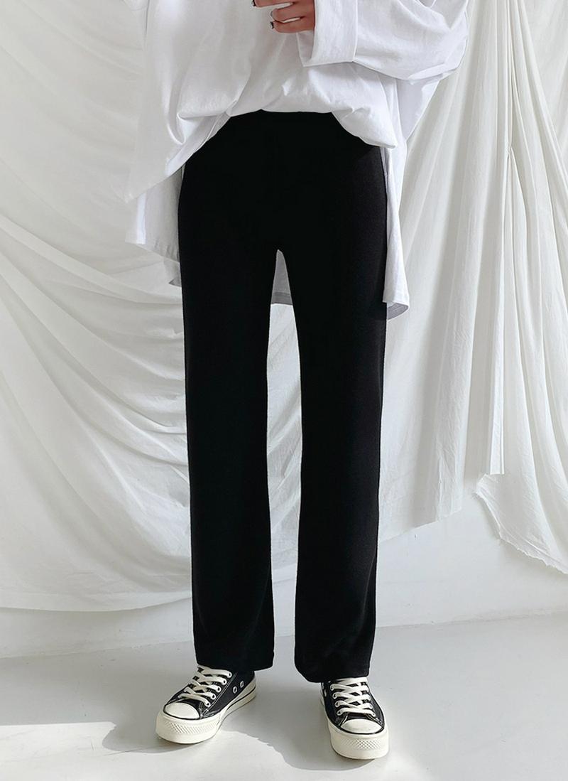 ウエストゴムストレートパンツ