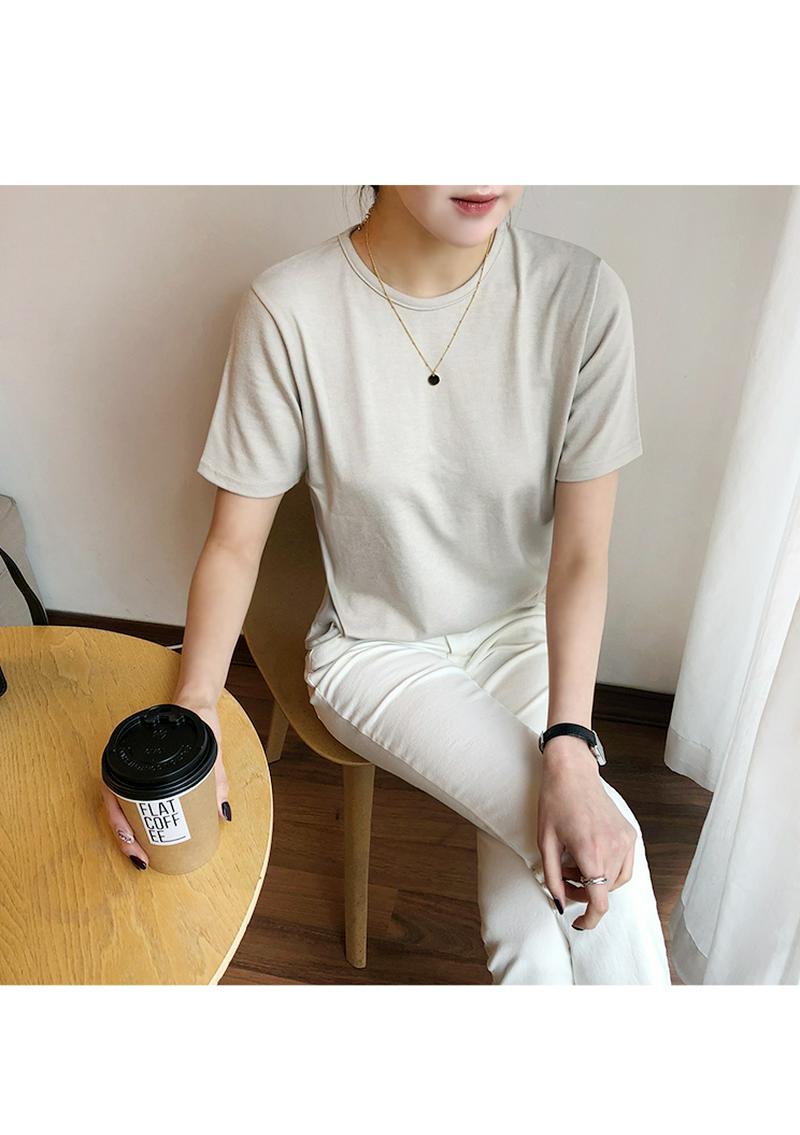 クルーネック半袖Tシャツ
