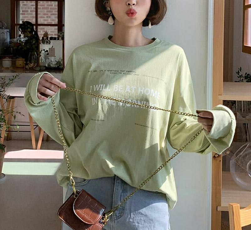 【只今10%OFF】ラウンドネックレタリングTシャツ・全3色・t54779 レディース 【tops】【Tシャツ トップス レタリ