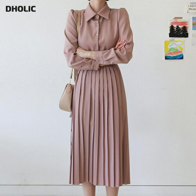 【只今10%OFF】リボンボタンカラーワンピース・全3色・t57678 レディース 【ops】【ワンピース ロング ロングワンピ