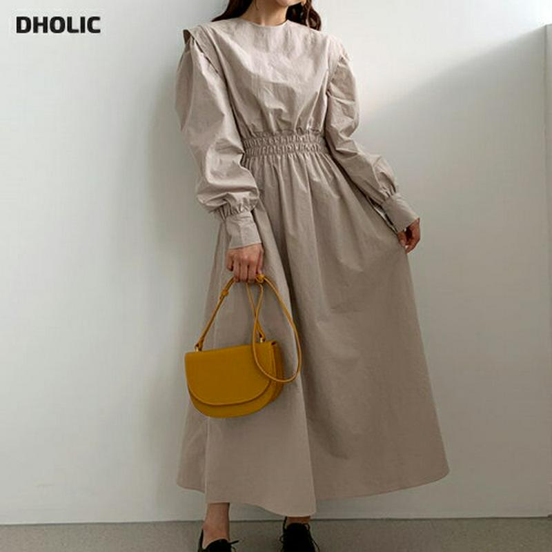 【只今10%OFF】ウエストシャーリングワンピース・全2色・b57677 レディース 【ops】【ワンピース ロング ロング丈 