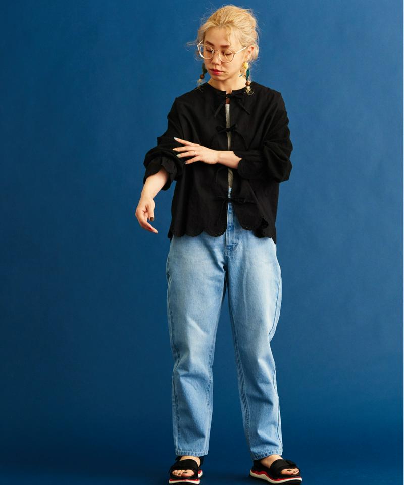〇eiπe　ワッフルビスケットカットワーク　2wayブラウス（eiπe）