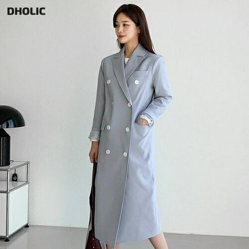 【只今10%OFF】【送料無料】ダブルロングジャケット・全3色・t60856 レディース【jk】【アウター ロングアウター ジャ