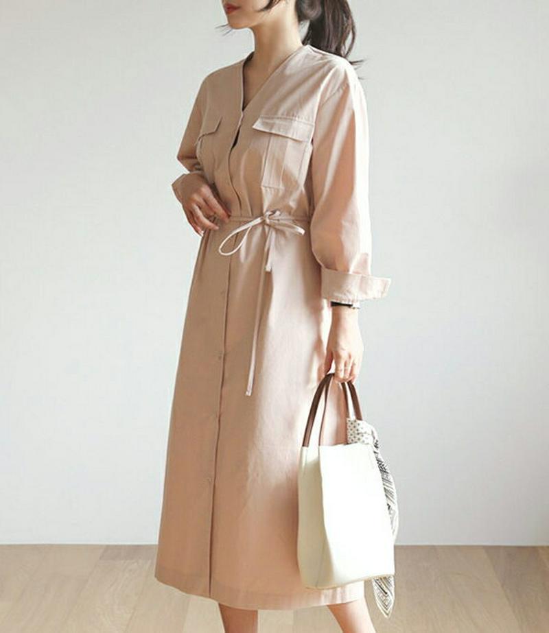 【只今10%OFF】ストラップ付ポケットワンピース・全3色・b60872 レディース【ops】【ワンピース ロング ロングワンピ