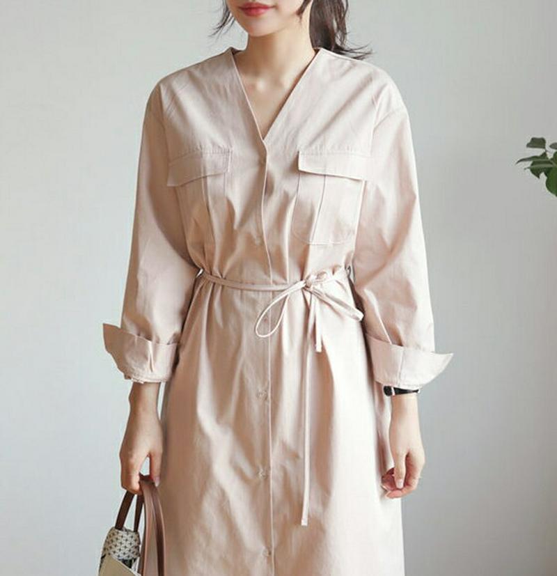 【只今10%OFF】ストラップ付ポケットワンピース・全3色・b60872 レディース【ops】【ワンピース ロング ロングワンピ