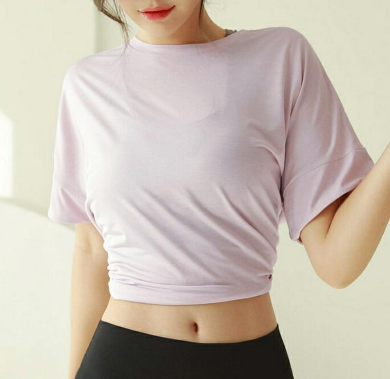【全品10%OFF】バックスリットTシャツ・全2色 43667 レディース【tops】【韓国 ファッション 】