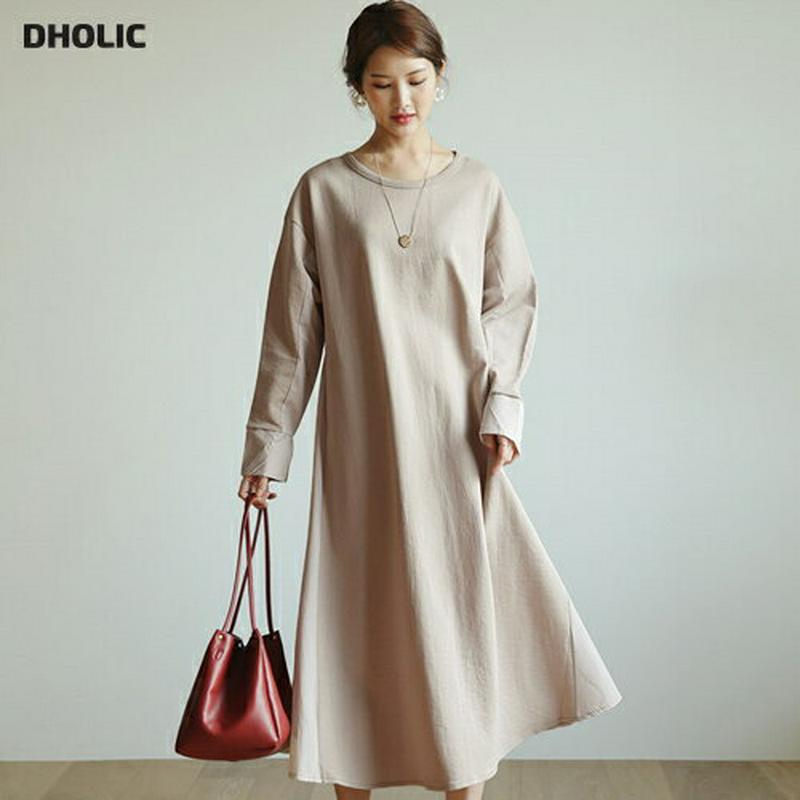 【只今10%OFF】ストライプコントラストワンピース・全2色・b60875 レディース【ops】【ワンピース ロング ロングワン