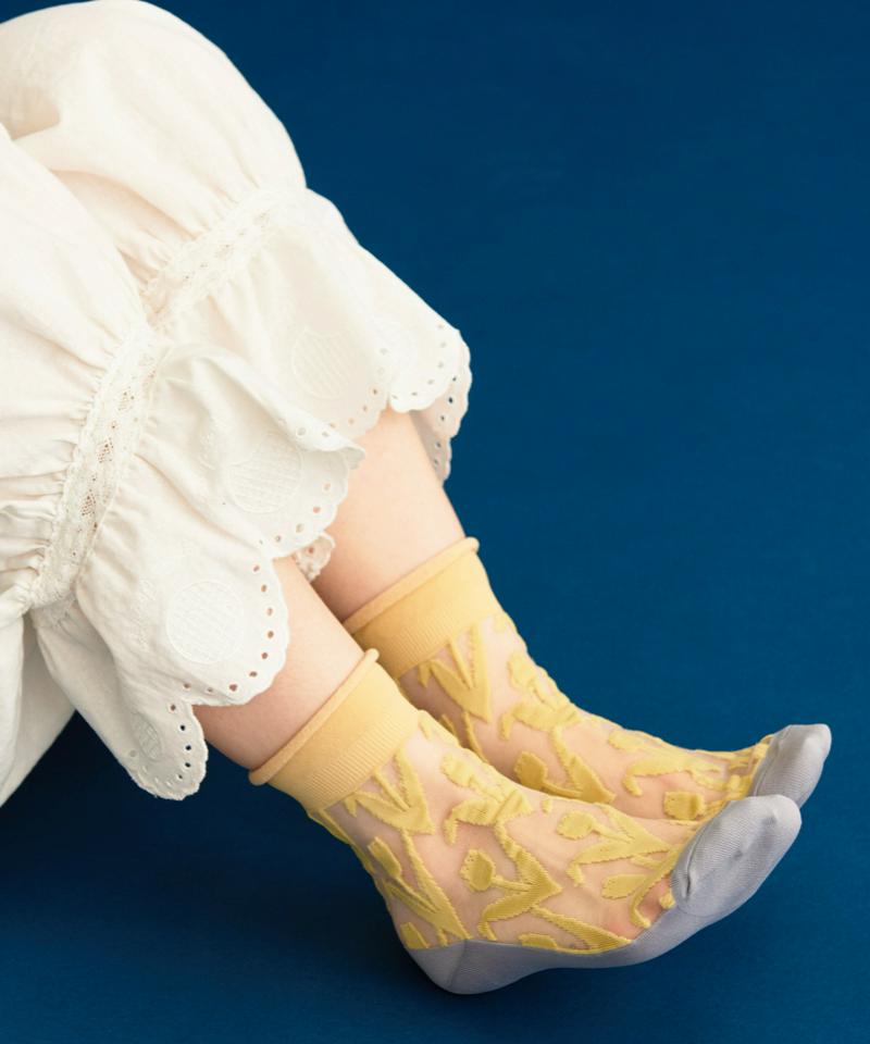 〇eiπe　「TULIP」ジャカードソックス（eiπe）