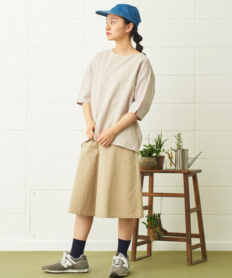 〇mat　ミニ裏毛フハクドッキングプルオーバー