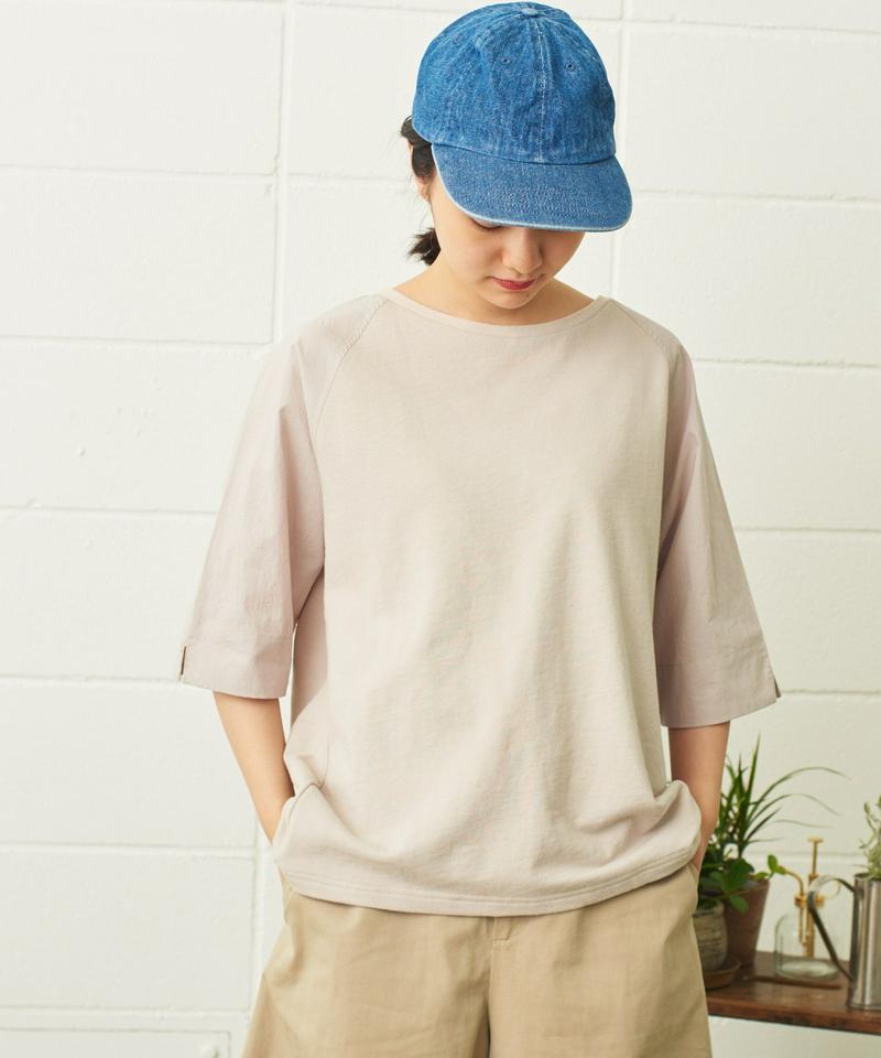 〇mat　ミニ裏毛フハクドッキングプルオーバー