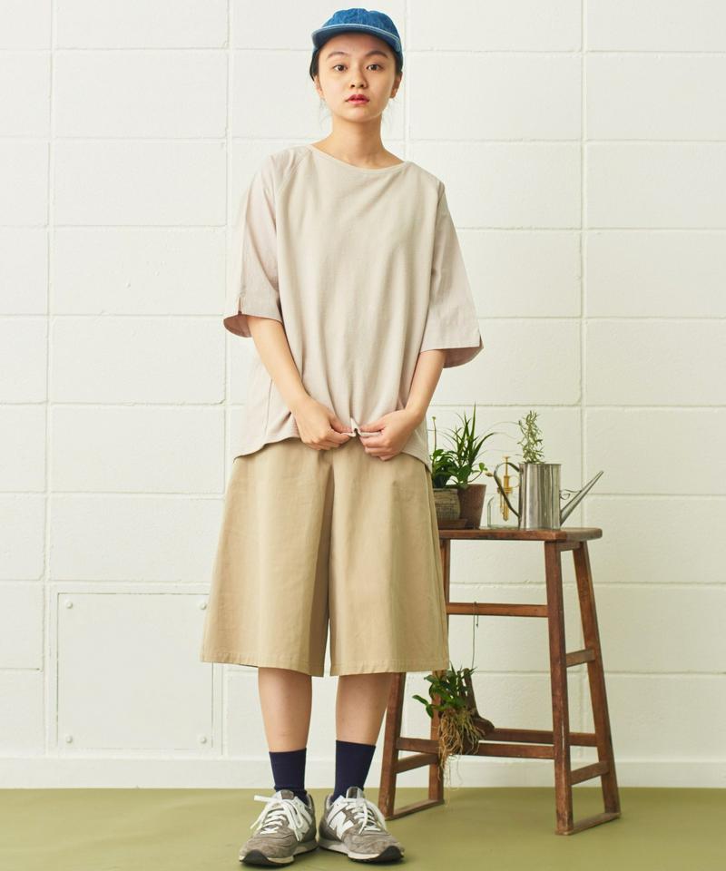 〇mat　ミニ裏毛フハクドッキングプルオーバー