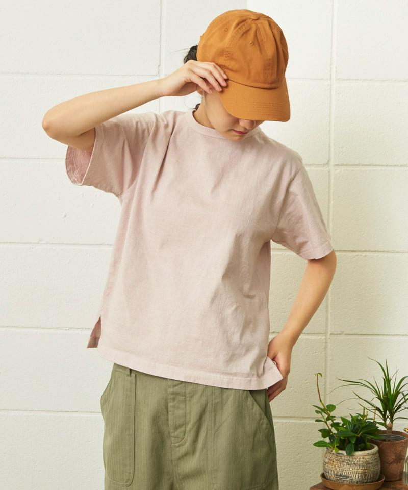 mat　ＵＳＡコットン18/-天竺製品染めプルオーバー（mat quotidien）