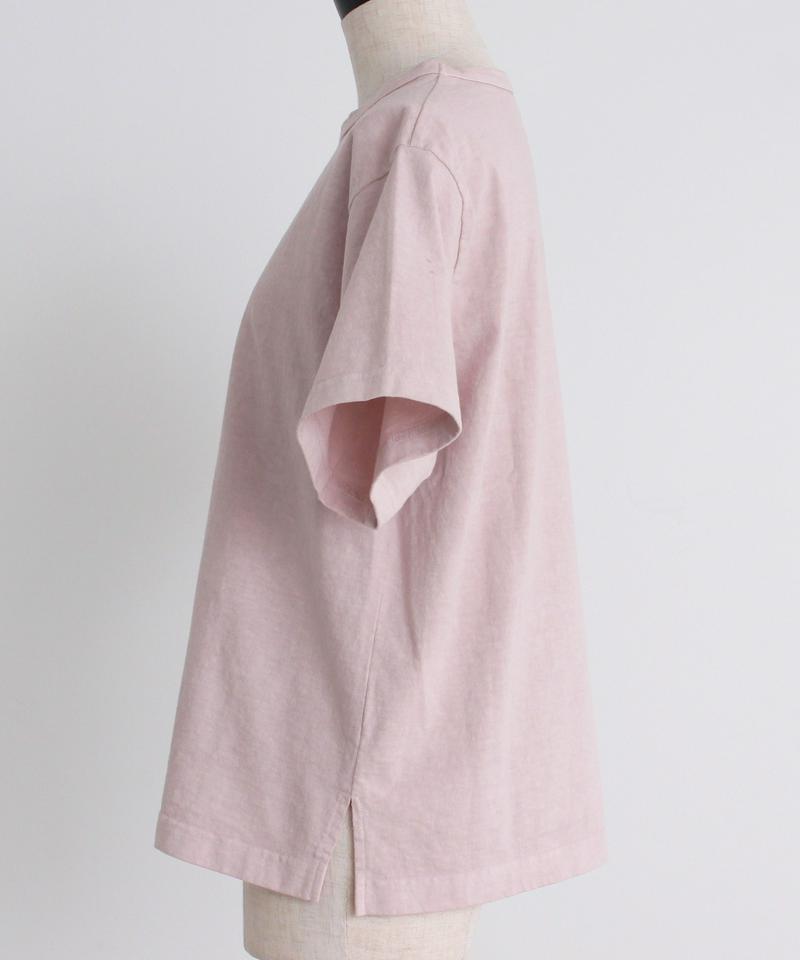 mat　ＵＳＡコットン18/-天竺製品染めプルオーバー（mat quotidien）