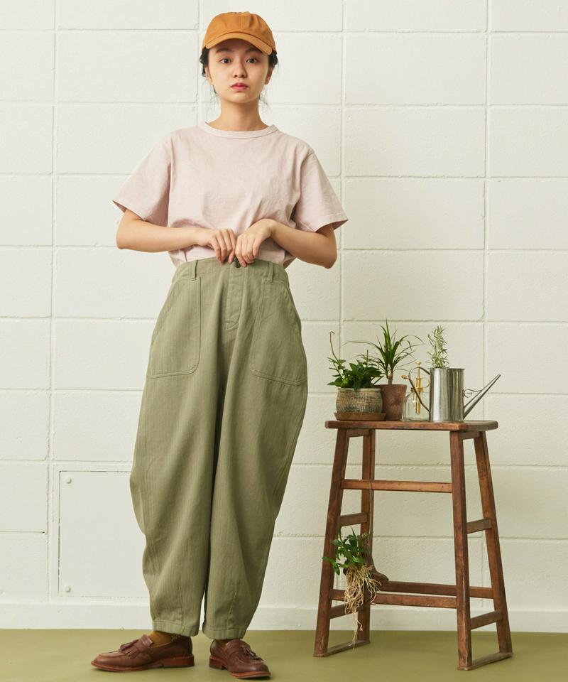 mat　ＵＳＡコットン18/-天竺製品染めプルオーバー（mat quotidien）
