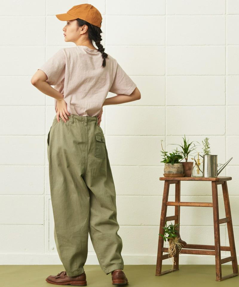 mat　ＵＳＡコットン18/-天竺製品染めプルオーバー（mat quotidien）