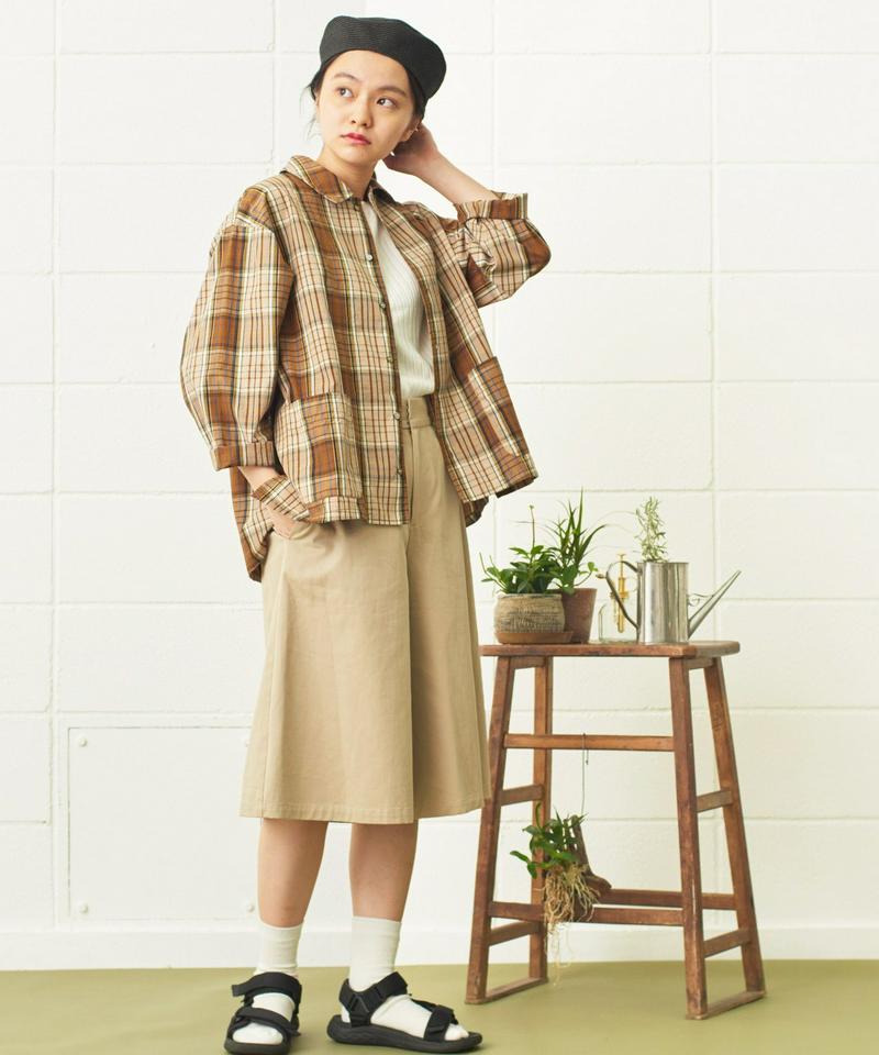 ●mat　チェックjardinier シャツ（mat quotidien）