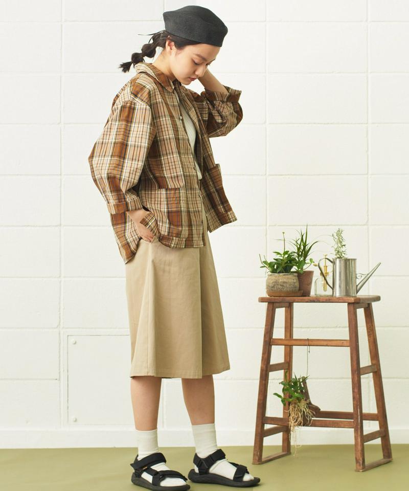 ●mat　チェックjardinier シャツ（mat quotidien）