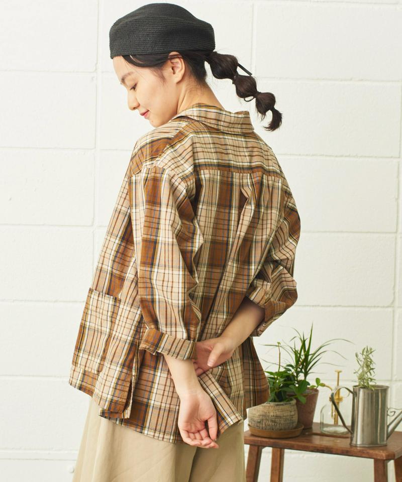 ●mat　チェックjardinier シャツ（mat quotidien）