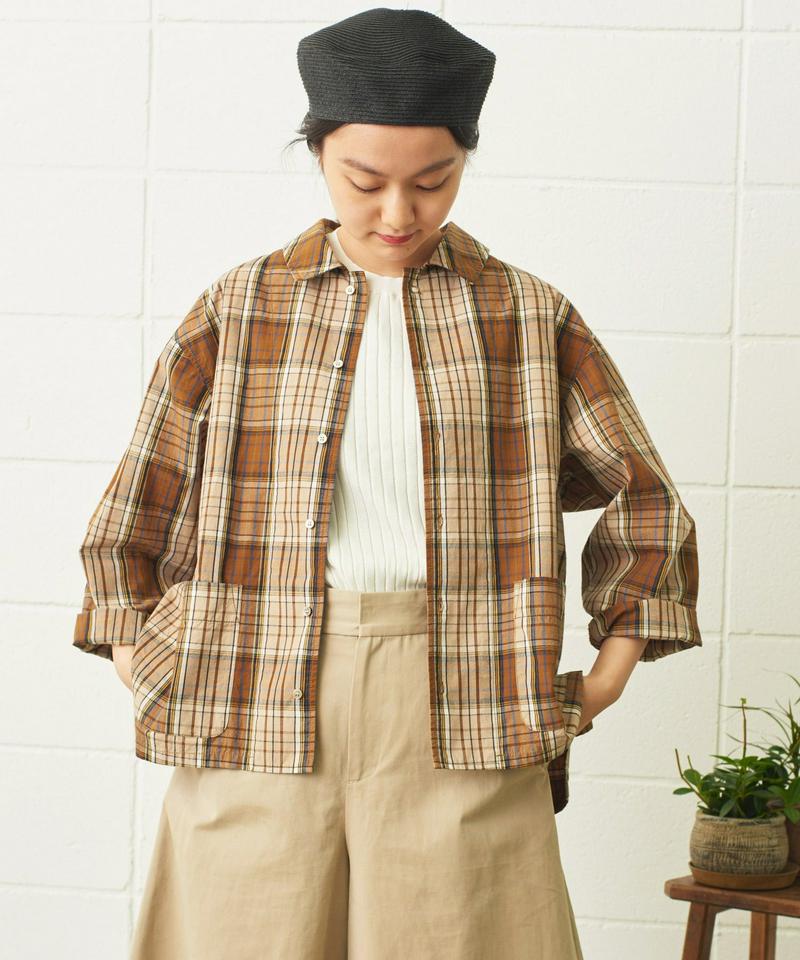 ●mat　チェックjardinier シャツ（mat quotidien）