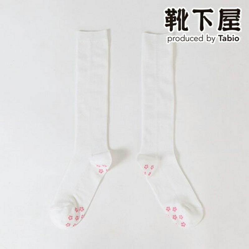 【あす楽】【靴下屋】◆受験ソックス◆滑り止め付きスクールハイソックス / 靴下 タビオ Tabio くつ下 レディース 日本製