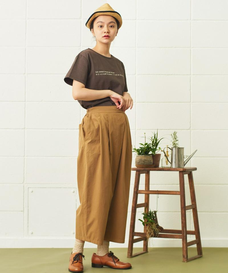 mat　植物メッセージ刺繍Ｔ（mat quotidien）