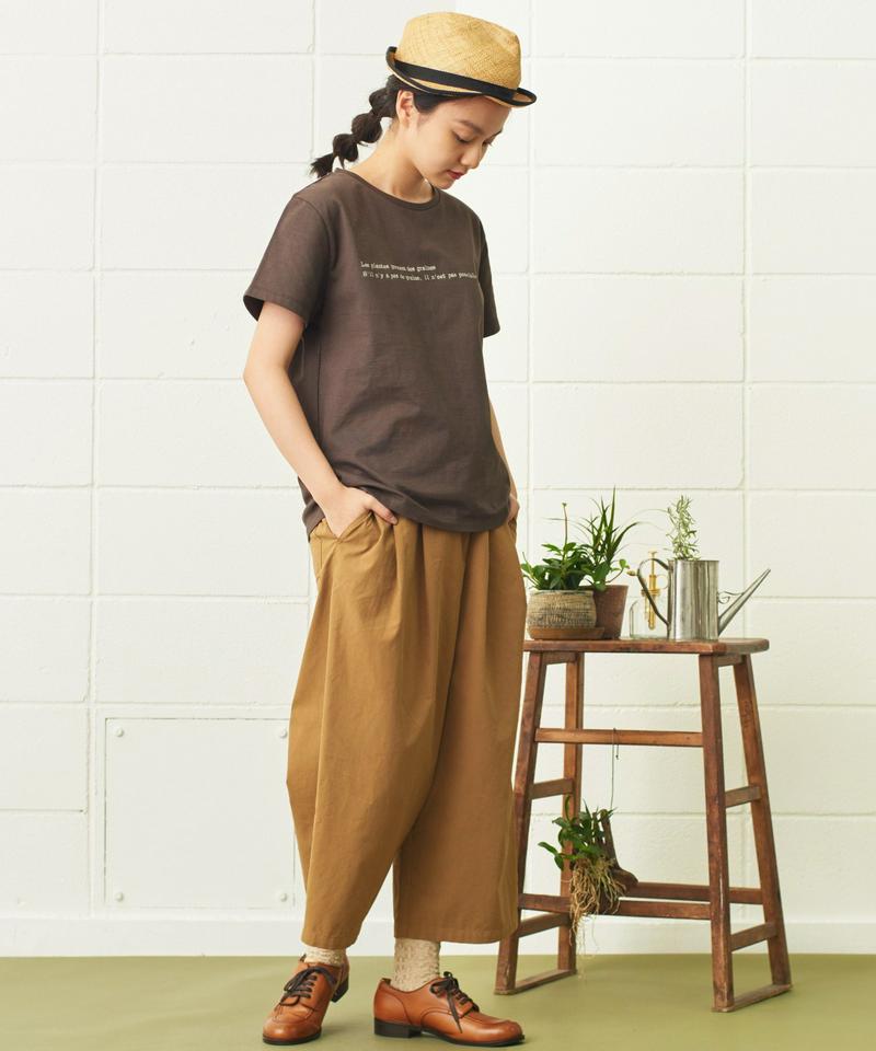 mat　植物メッセージ刺繍Ｔ（mat quotidien）