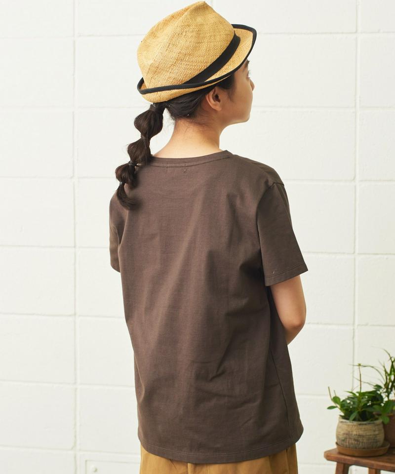 mat　植物メッセージ刺繍Ｔ（mat quotidien）