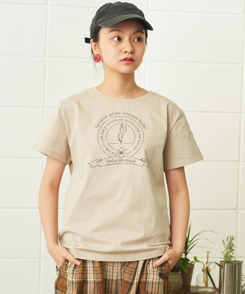 mat　植物園スタッフプリントTシャツ（mat quotidien）