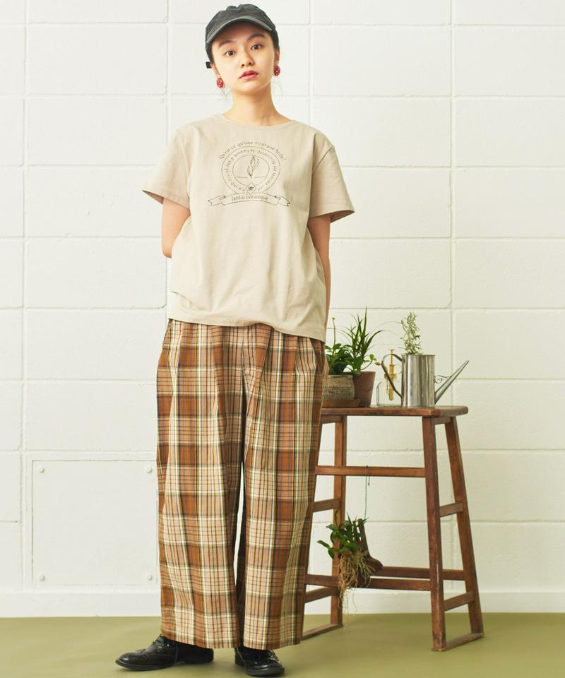 mat　植物園スタッフプリントTシャツ（mat quotidien）