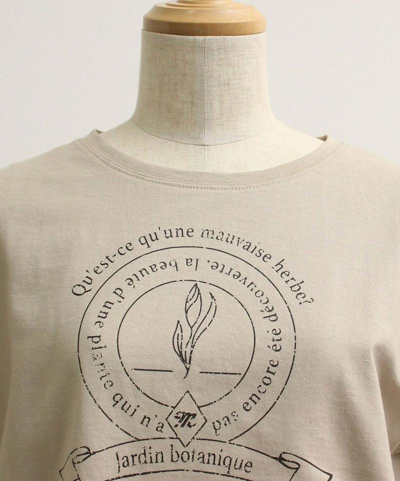 mat　植物園スタッフプリントTシャツ（mat quotidien）