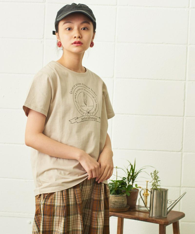 mat　植物園スタッフプリントTシャツ（mat quotidien）