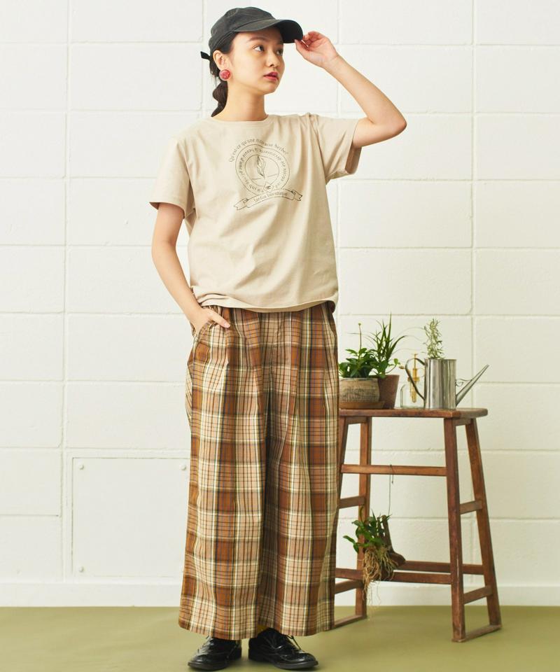 mat　植物園スタッフプリントTシャツ（mat quotidien）