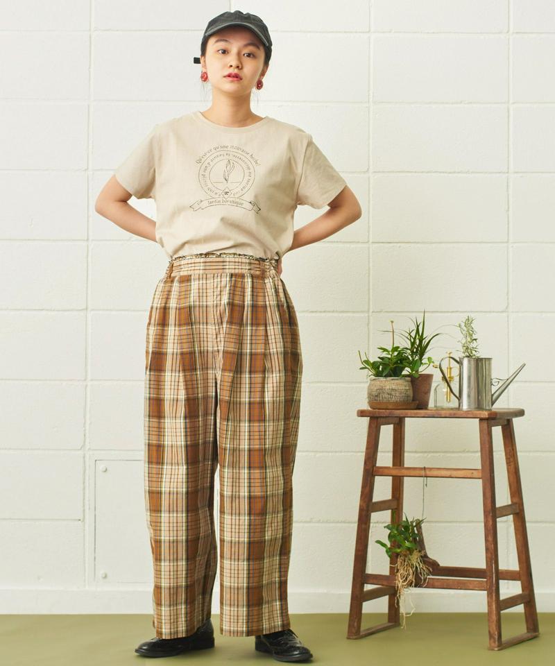 mat　植物園スタッフプリントTシャツ（mat quotidien）