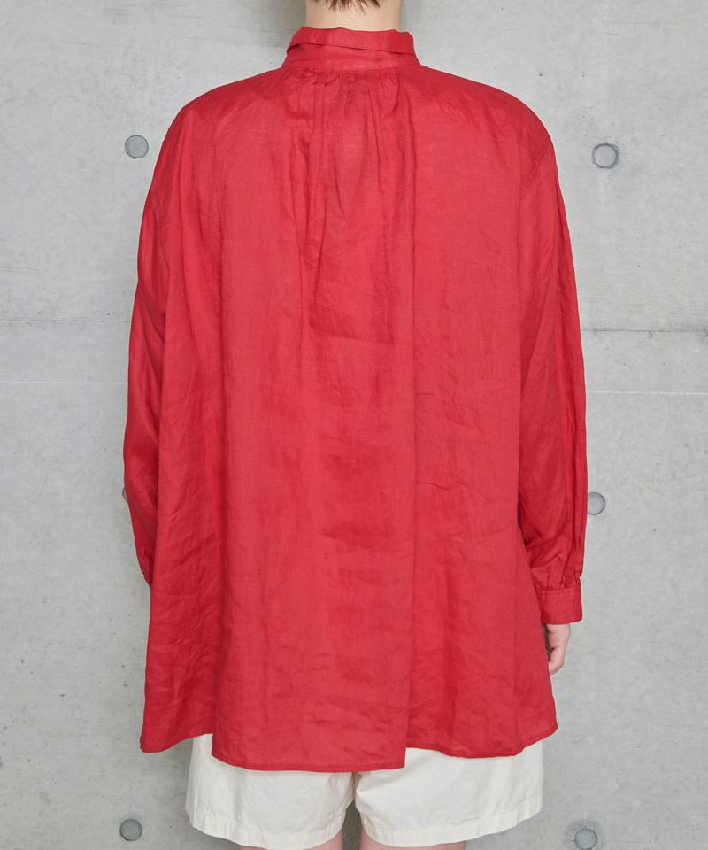 ○BOYANG LINEN スタンドカラーブラウス（note et silence.）