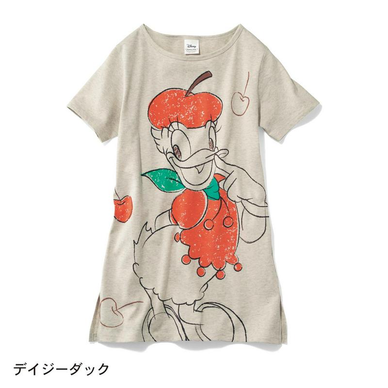 フルーツ柄チュニックＴシャツ