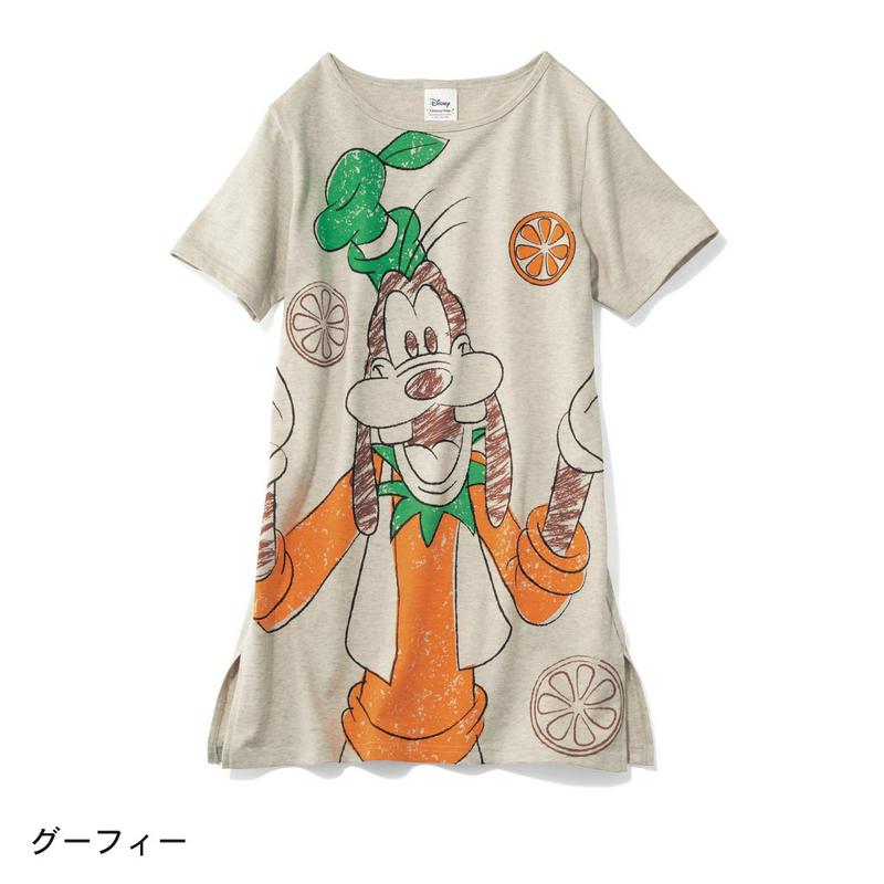 フルーツ柄チュニックＴシャツ