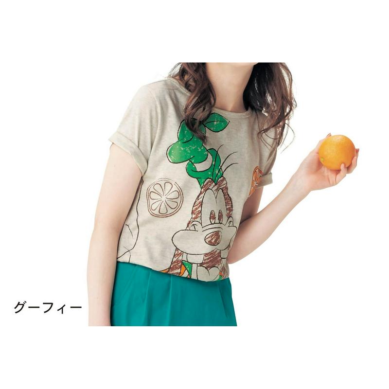 フルーツ柄チュニックＴシャツ