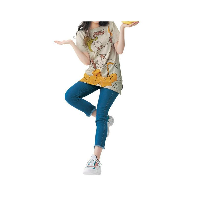 フルーツ柄チュニックＴシャツ