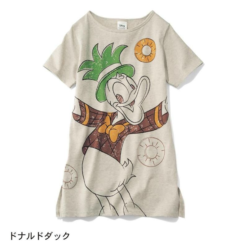 フルーツ柄チュニックＴシャツ