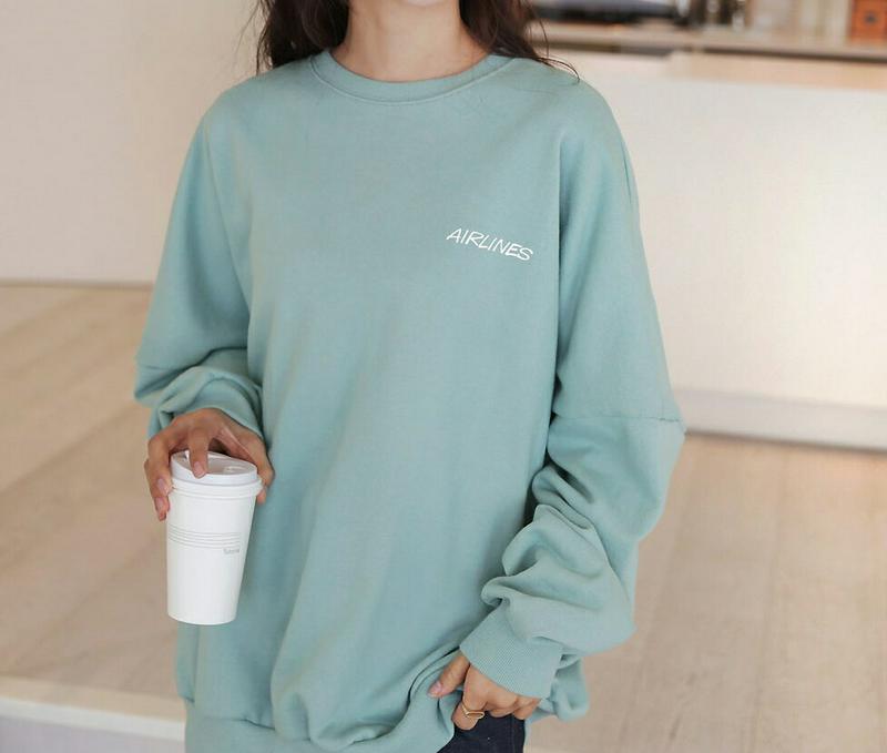 【只今10%OFF】AIRLINESスウェット・全5色・t54756 レディース 【tops】【トップス スウェット トレーナー