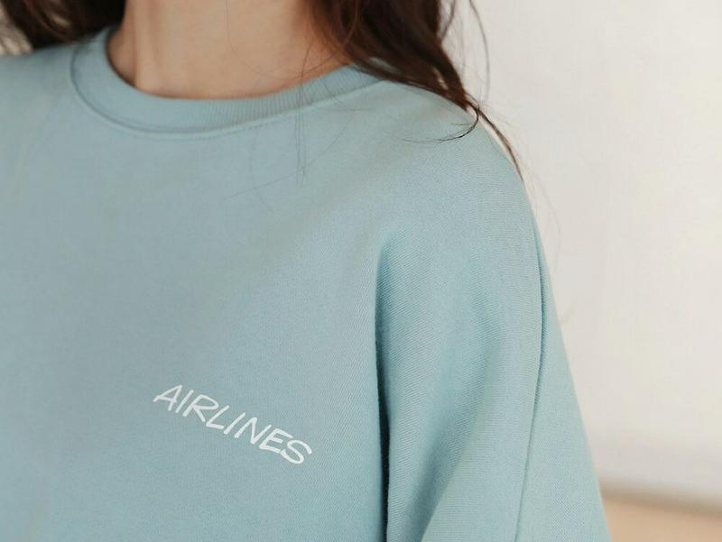 【只今10%OFF】AIRLINESスウェット・全5色・t54756 レディース 【tops】【トップス スウェット トレーナー