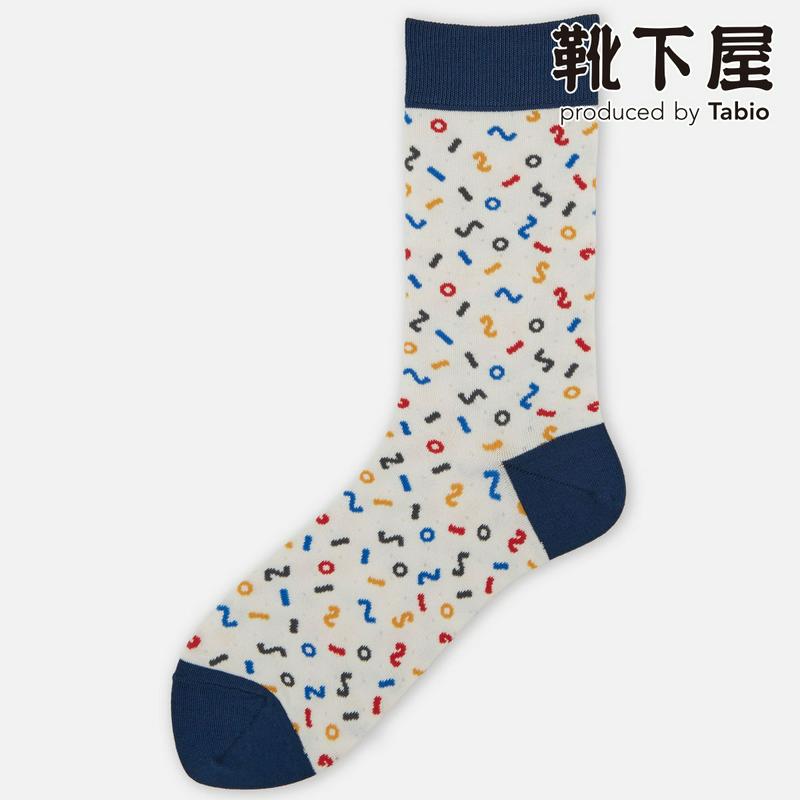 【全品送料無料★〜2/16 23:59迄】【あす楽】【Tabio】 メンフィス総柄ソックス / 靴下屋 靴下 タビオ くつ下 レ