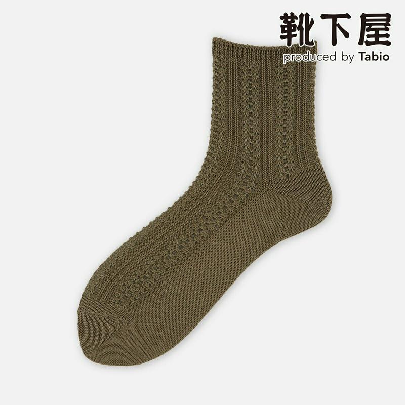 【あす楽】【靴下屋】 New縦メッシュソックス / 靴下 タビオ Tabio くつ下 レディース 日本製