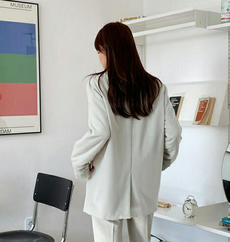 ミドルジャケット・全3色・t57813 レディース 【jk】【ジャケット アウター ミドルジャケット ゆったり 無地 長袖 カジ