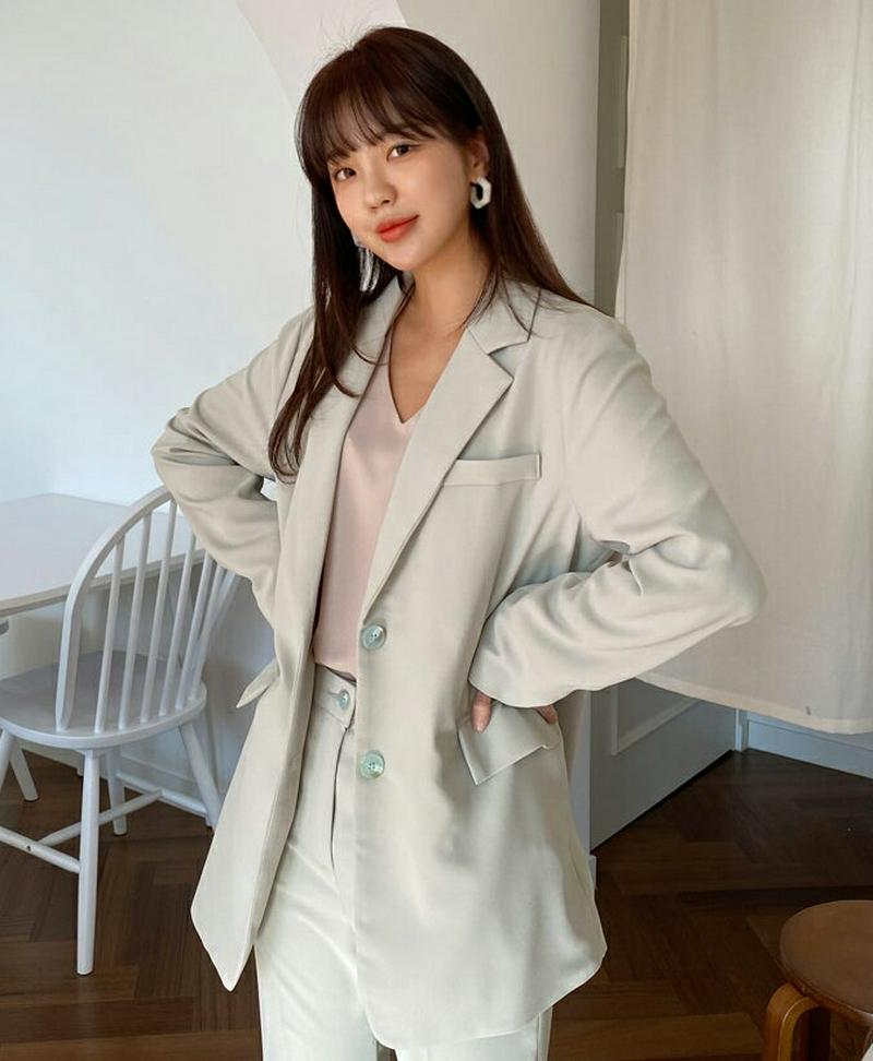 ミドルジャケット・全3色・t57813 レディース 【jk】【ジャケット アウター ミドルジャケット ゆったり 無地 長袖 カジ